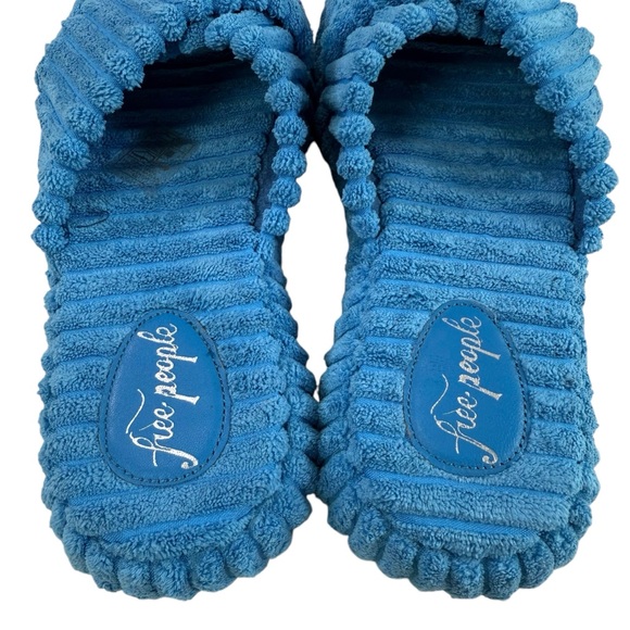 NWOB Free People Two Days in Ibiza Platform Sandals in Cerulean Blue Size 10 - Picture 11 of 16